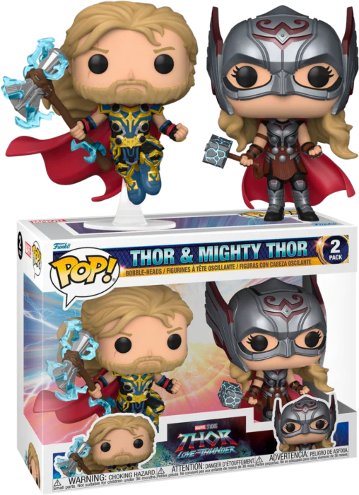 Funko POP! Thor & Mighty Thor (2-Pack) - Limited Edition Special Edition Exclusive