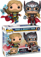 Funko POP! Thor & Mighty Thor (2-Pack) - Limited Edition Special Edition Exclusive