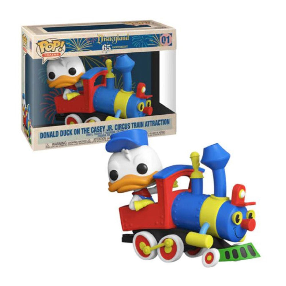 Donald Duck On The Casey Jr. Circus Train Attraction