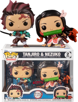 Funko POP! Tanjiro & Nezuko (2-Pack) - Limited Edition Special Edition Exclusive
