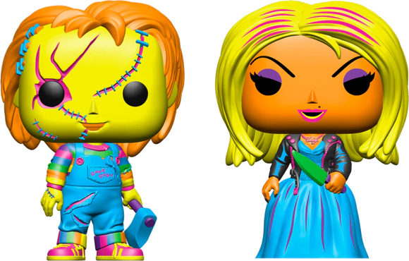 Chucky & Tiffany (Black Light) - Limited Edition Hot Topic Exclusive